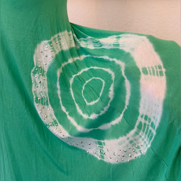 INC Tie-Dye Convertible Dress Strapless Studded Maxi 3-in-1 Summer Party - Picture 13 of 16